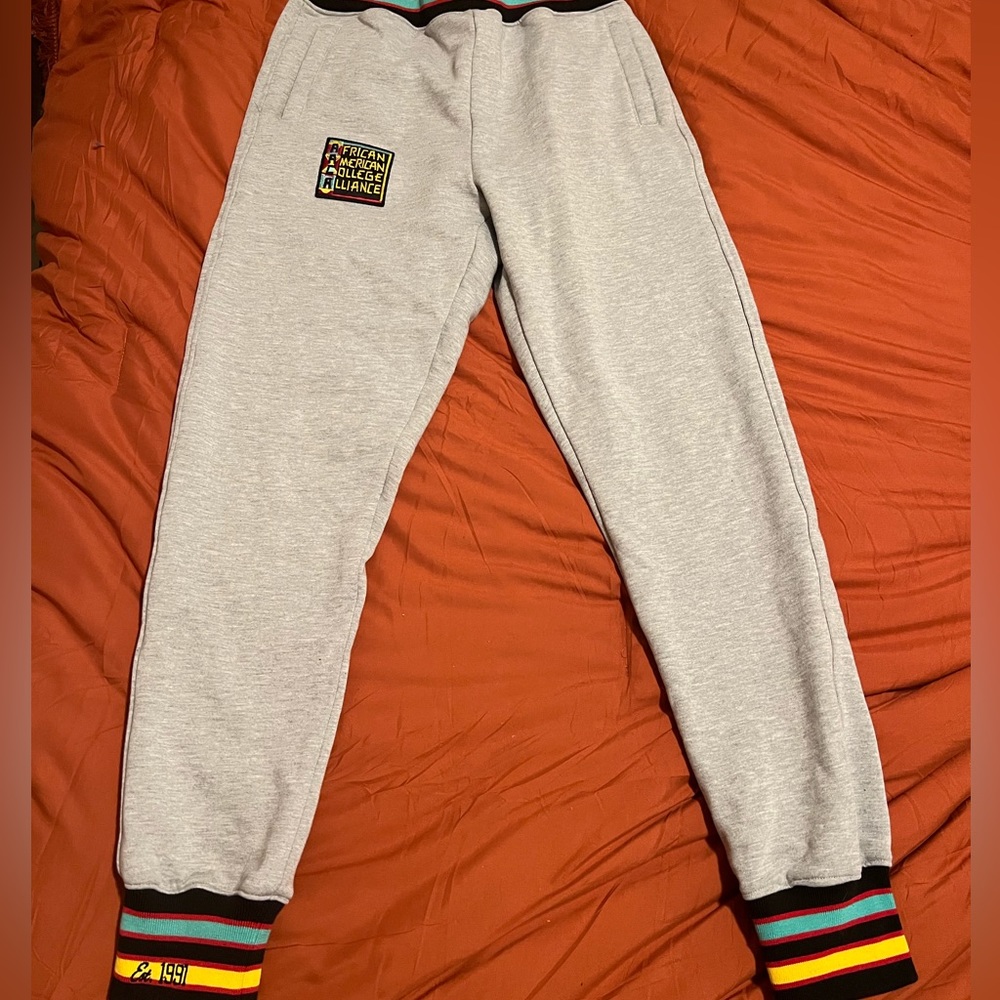 COPY - African-American college alliance AACA Small gray sweatpants